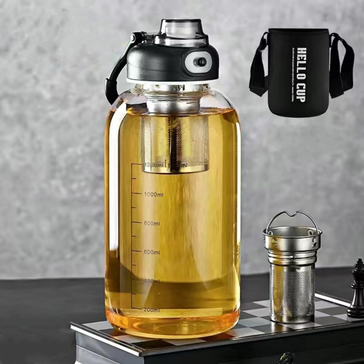 Home Gym Kettler - Gobelet à thé en verre avec