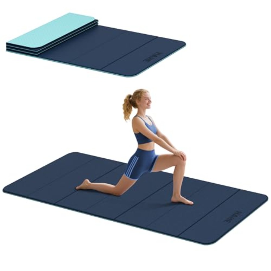 Home Gym Yoga Mat - Tapis de yoga pliable pour la