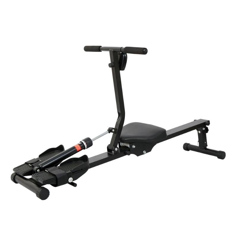 Home Gym No Equipment - Rameur hydraulique silencieux à double piste