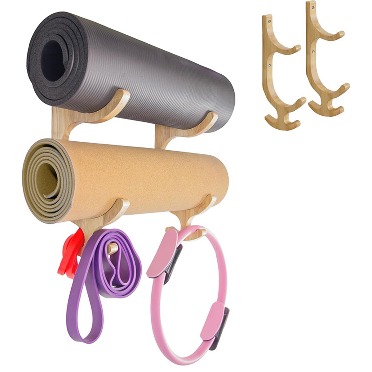 Support mural pour bandes de r - Home Gym Yoga Mat avis et prix