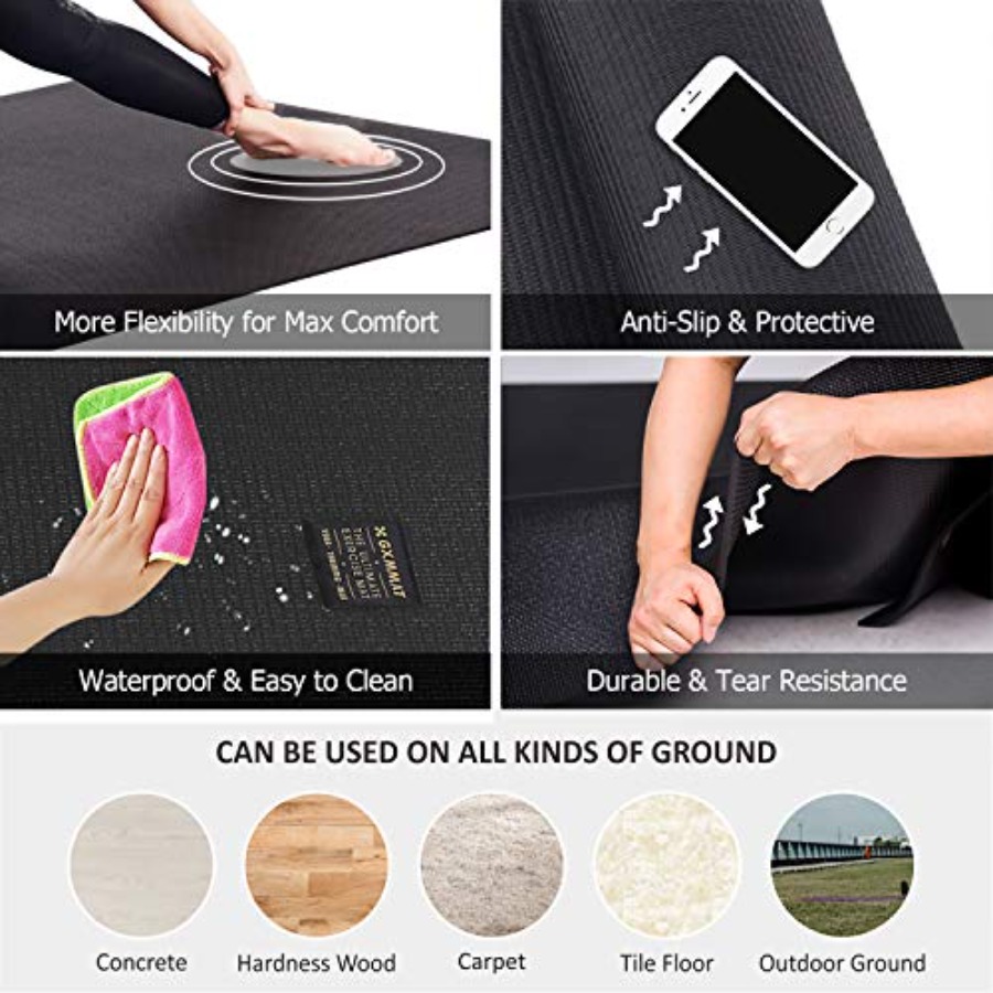 Tapis de yoga pour la maison,  - Home Gym Yoga Mat avis et prix
