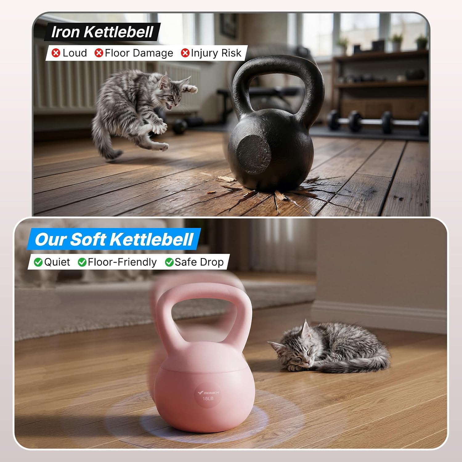 Kettlebell souple avec poignée - Home Gym Kettler avis et prix