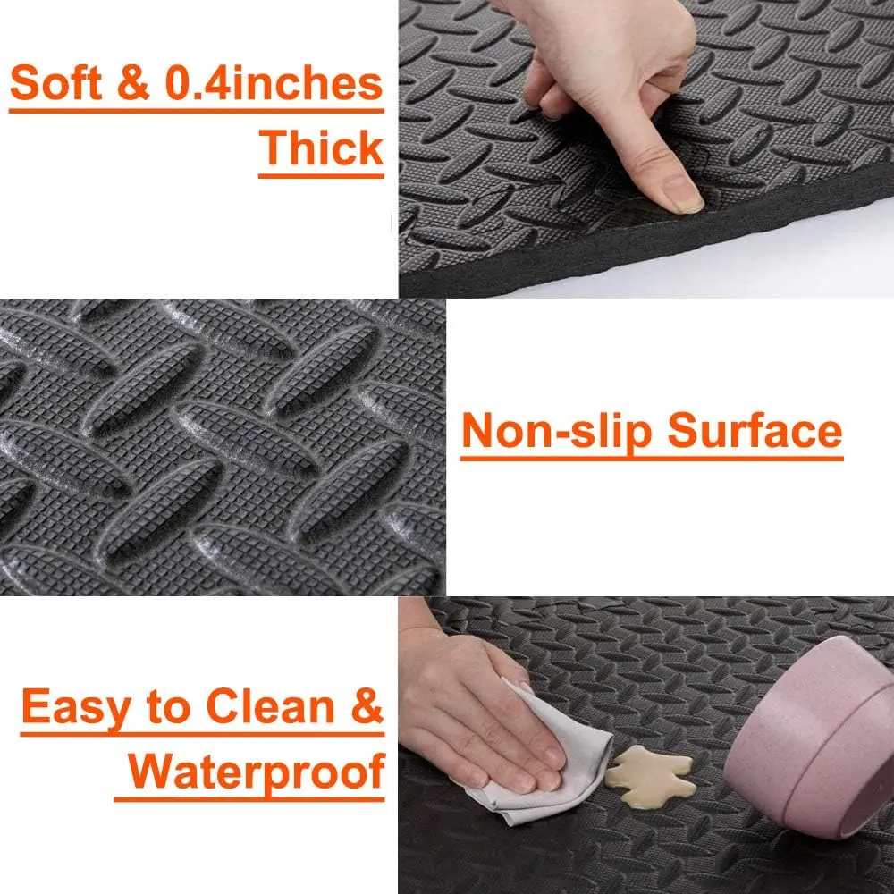 Tapis de fitness puzzle en mou - Home Gym Yoga Mat avis et prix