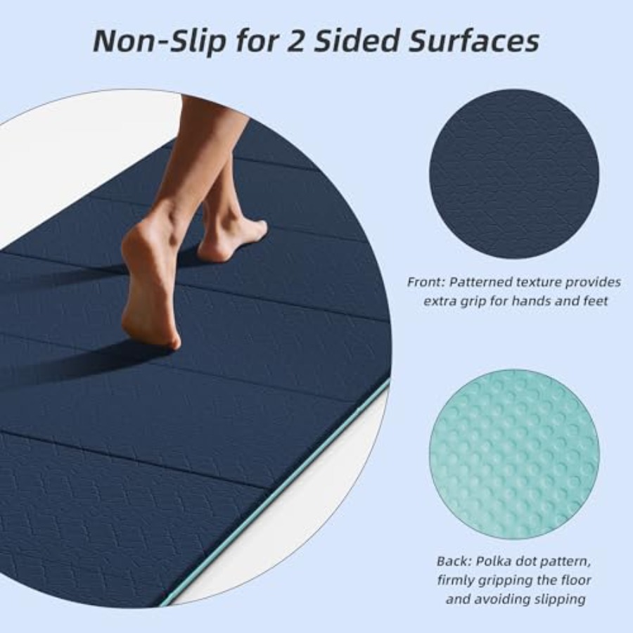 Tapis de yoga pliable pour la  - Home Gym Yoga Mat avis et prix