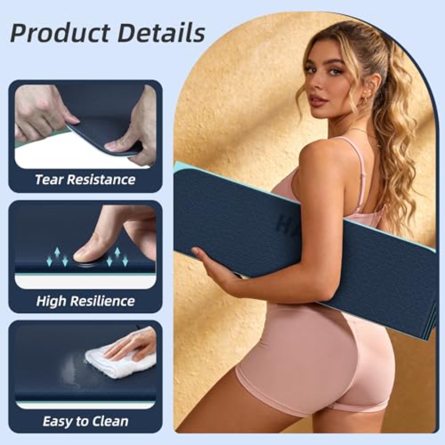 Tapis de yoga pliable pour la  - Home Gym Yoga Mat avis et prix
