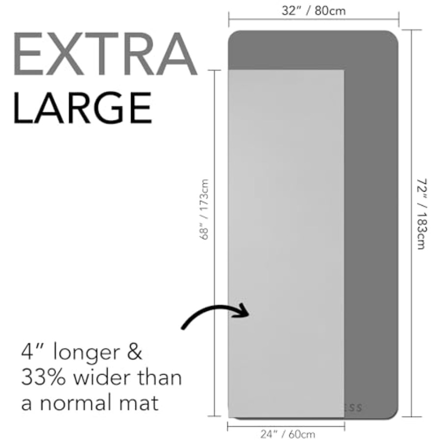 Grand tapis d'exercice extra é - Home Gym Yoga Mat avis et prix