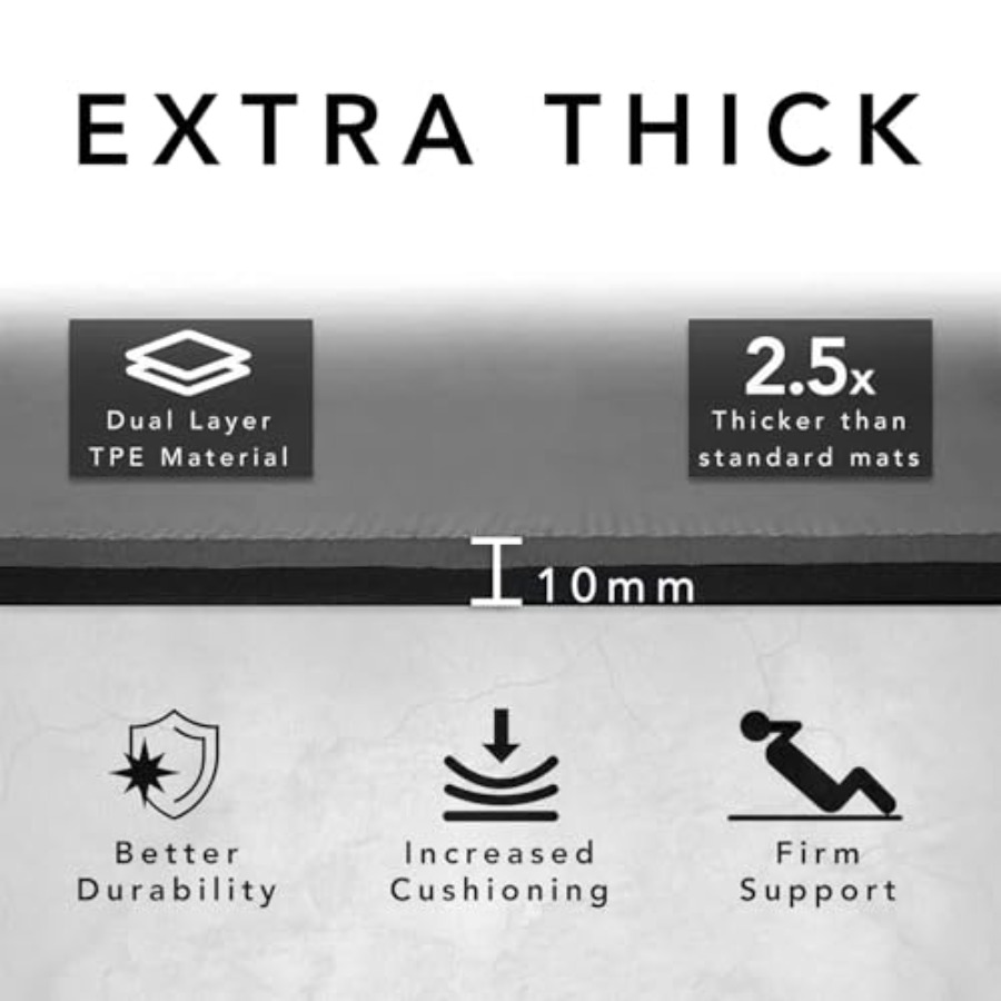 Grand tapis d'exercice extra é - Home Gym Yoga Mat avis et prix