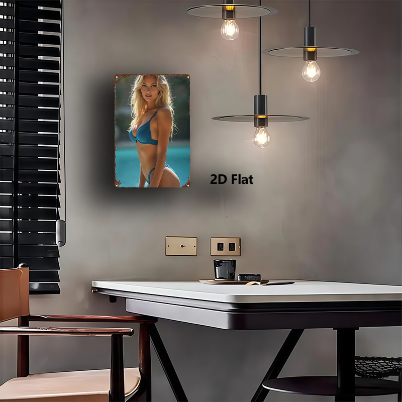 Panneau métallique Bikini doré - Home Gym Gold avis et prix