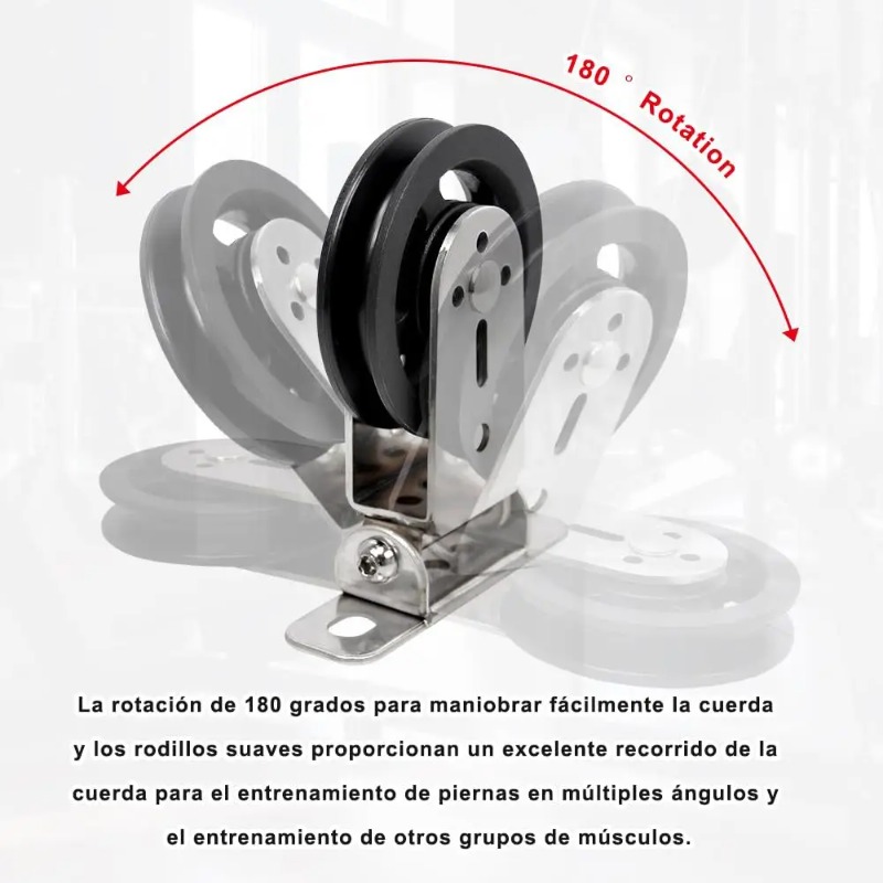 Poulie murale rotative silenci - Home Gym Designs avis et prix